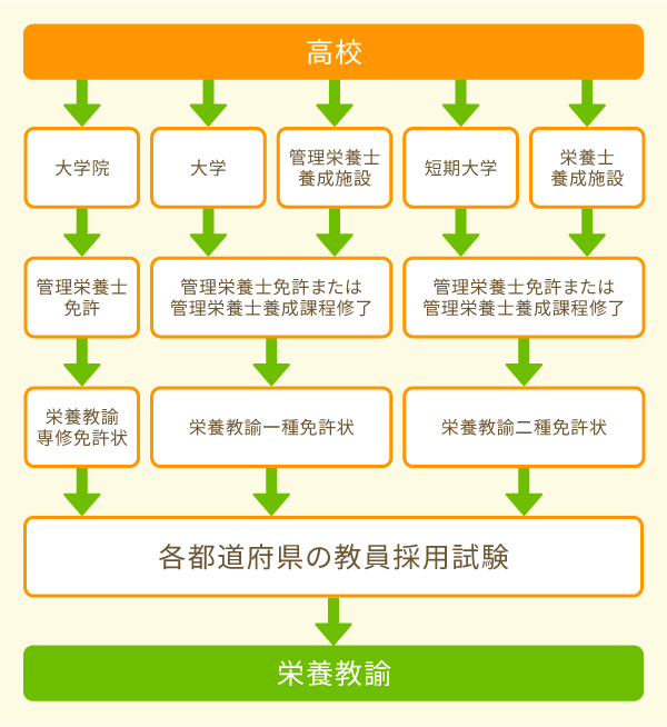 栄養教諭免許の取得方法